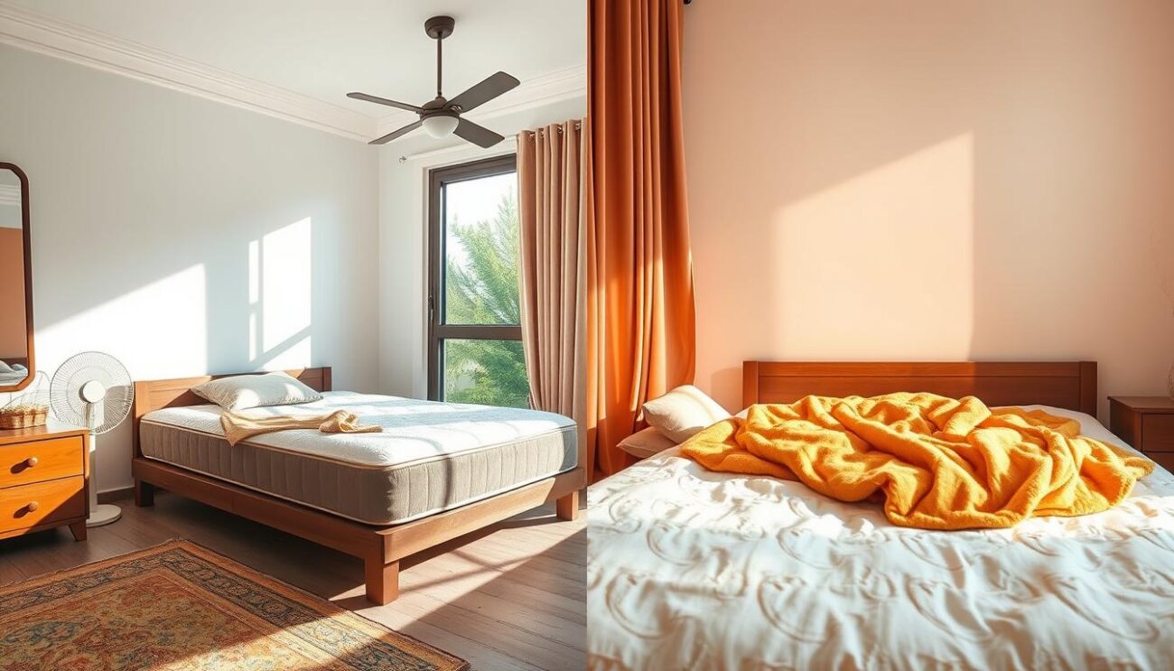 Dual comfort mattress showing seasonal usage in Indian climate